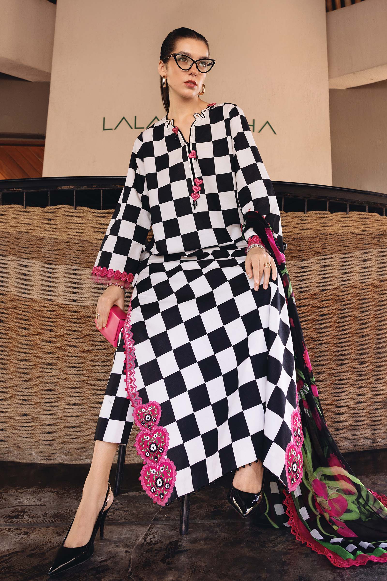 Maria.B MPrints Embroidered Lawn Eid 3Pc Dress