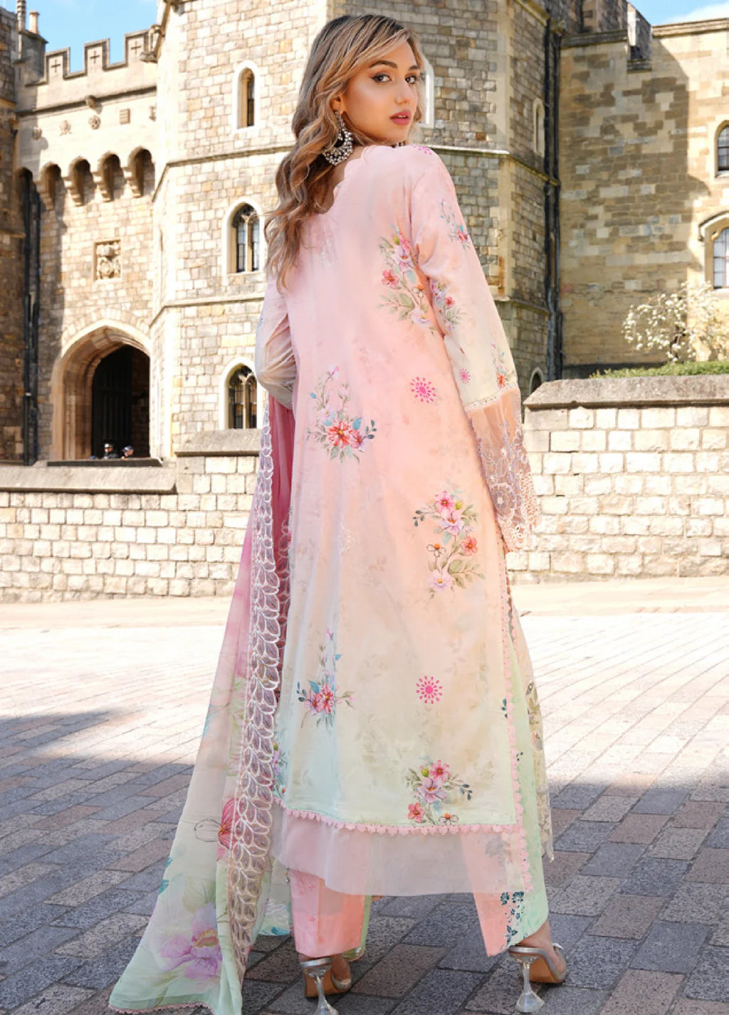 Al Zohaib Printkari Unstitched Embroidered Lawn 3 Piece Suit