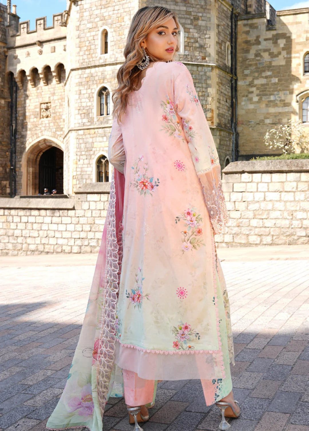 Al Zohaib Printkari Unstitched Embroidered Lawn 3 Piece Suit